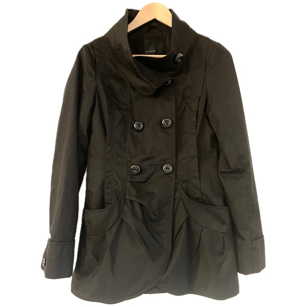 Sz.S-VERO MODA-Beautiful Double Breasted Short Trench Coat